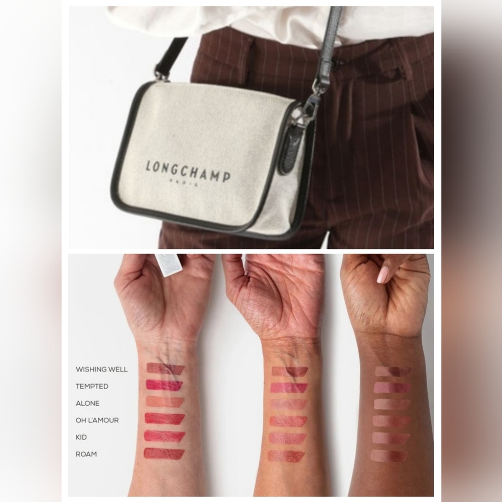 Longchamp Essential Crossbody Bag | Ecru | Free Lip Balm